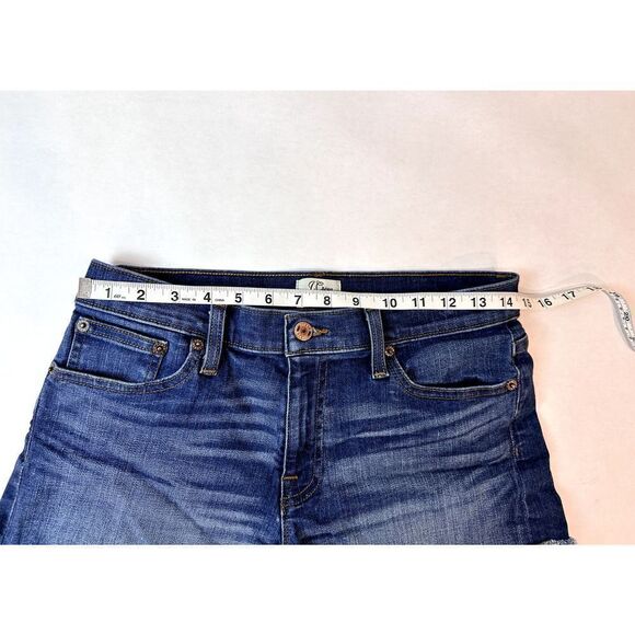 J. Crew Jean Shorts Cut-Offs Denim Blue - Women's Size 27 - Picture 2 of 6